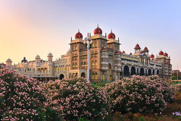 Mysore Palace, India The famous Mysore Palace , Mysore , India mysore stock pictures, royalty-free photos & images