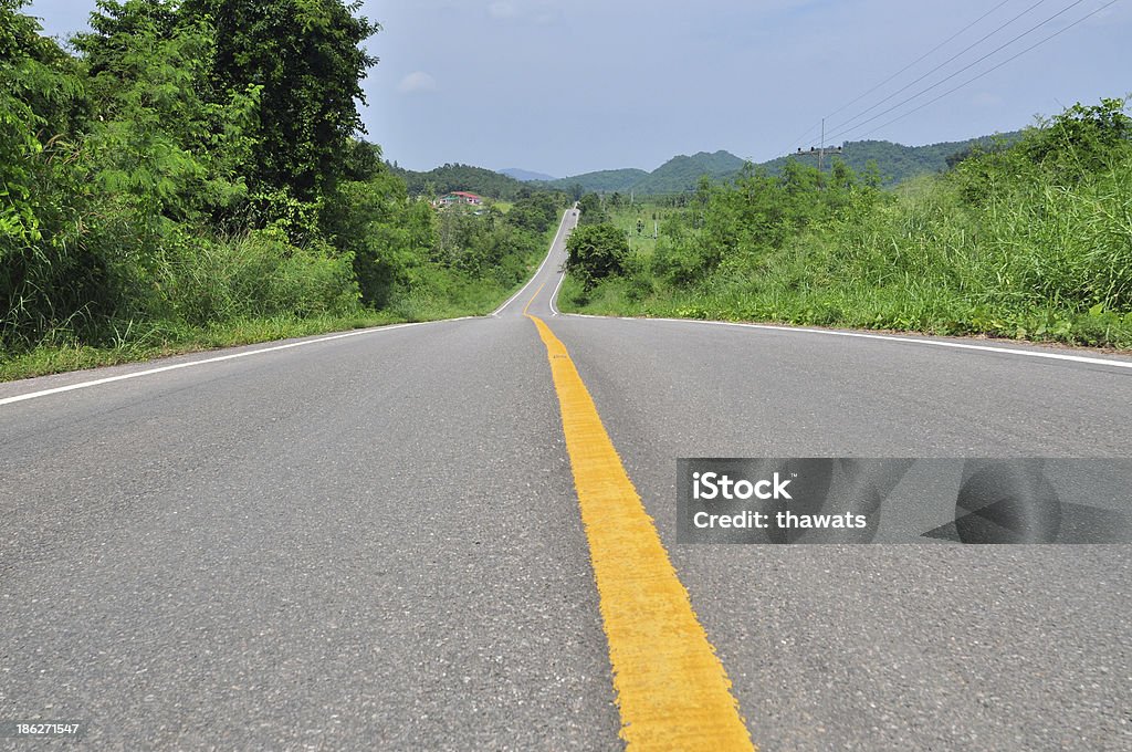 Land-Highway - Lizenzfrei Asphalt Stock-Foto