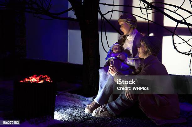 Urban Nativity Stock Photo - Download Image Now - Barn, Child, Christianity