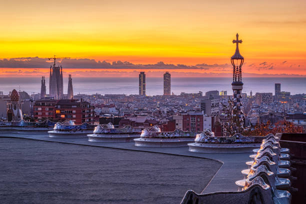 istock Parc Guell early in the morning, Barcelona 1862732717