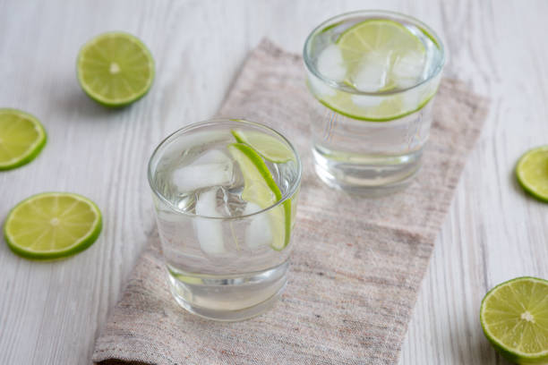 istock Refreshing Ice Water with Lime Ready to Drink 1862735861