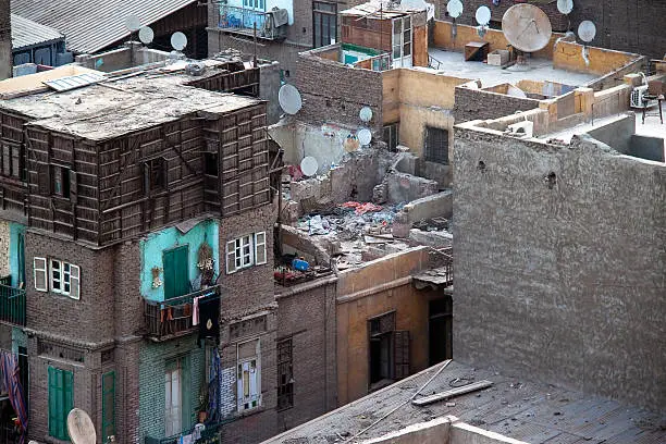 Photo of roofs of the Cairo