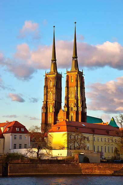 istock Gothic Cathedral in Wroclaw, Poland 186277489