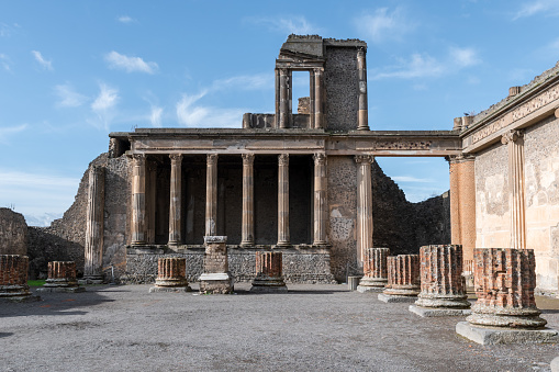 Ancient ruins in Pompeii