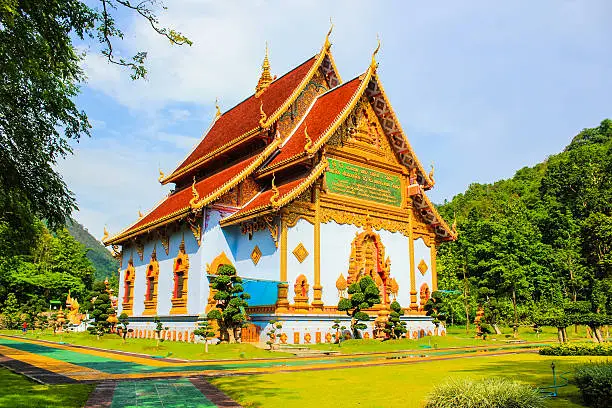 Photo of the art of thai temple