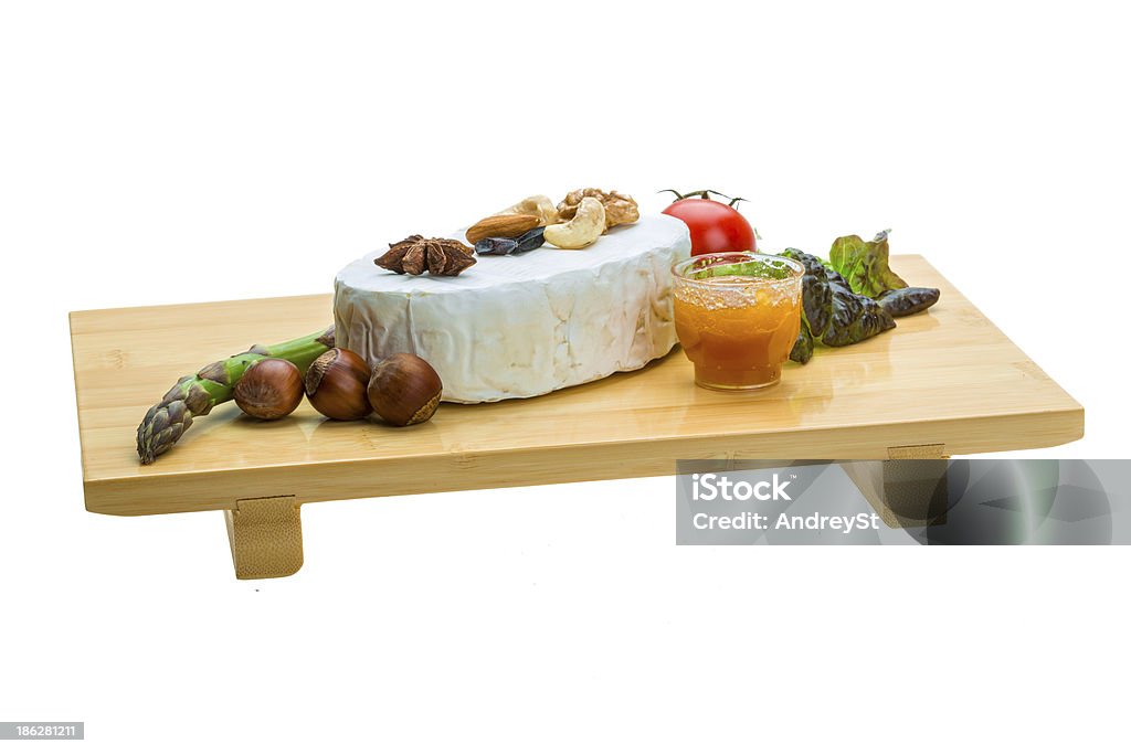 Fresh soft brie cheese Appetizer Stock Photo