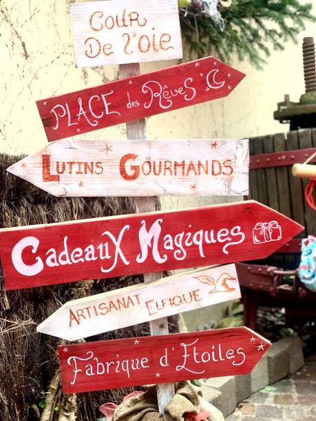 istock All-directional fairy sign towards Christmas 1862827876