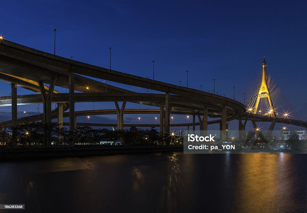 Bhumibol bridge Architectural Feature Stock Photo