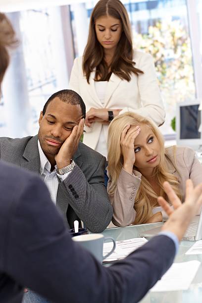 istock Boring and long meeting 186283323