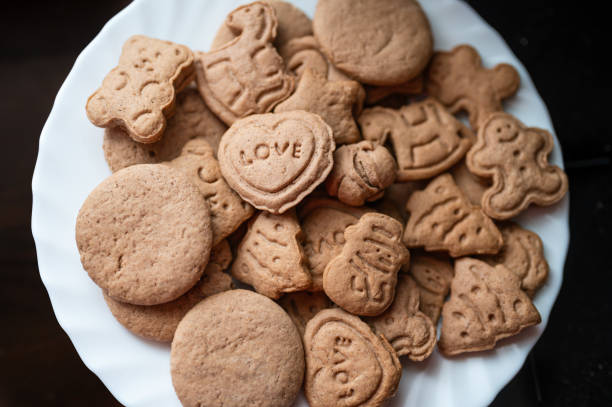 istock Homemade gingerbread making before Christmas. 1862836135