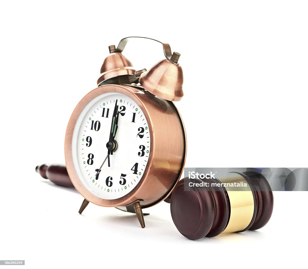 의사봉 및 늙음 시계 - 로열티 프리 경매 스톡 사진