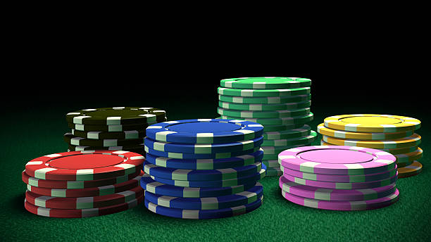 istock Set of Casino chips 186285793