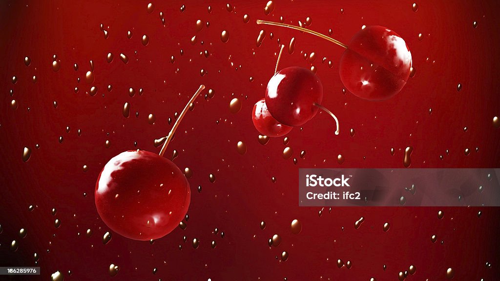 fresh cherry falling down wine fresh cherry falling down for background use Backgrounds Stock Photo