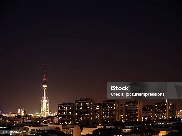 Berlin By Night Stock Photo - Download Image Now - Architecture, Backgrounds, Berlin