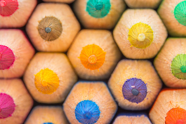 istock Macro image of color pencils 186289886
