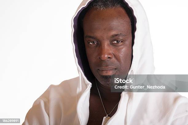 African American In Sweat Suit Jacket With Hood Stock Photo - Download Image Now - Adult, Basket, Facial Expression