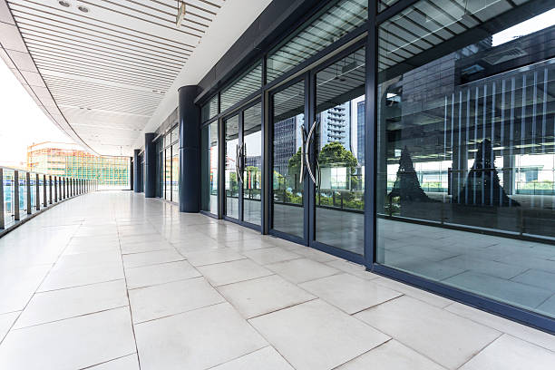 istock corridor of modern office building 186293171