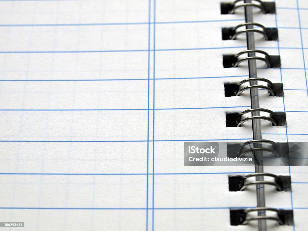 Leere notebook-Seite - Lizenzfrei Bildhintergrund Stock-Foto