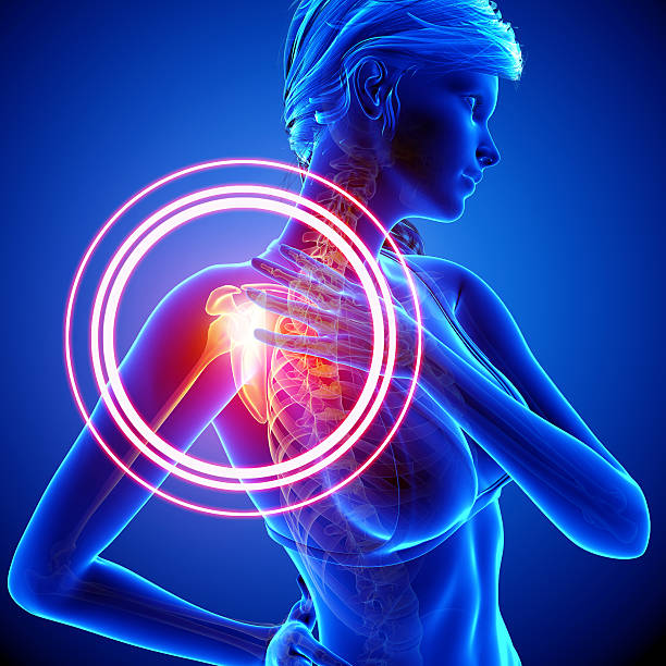 istock Female shoulder pain 186294046