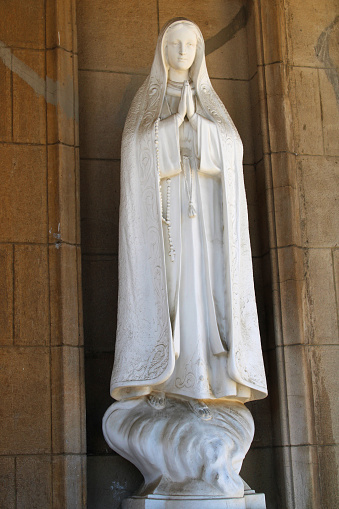 Our Lady of Fatima statue in the Church of Our Lady of Sorrows, Viña del Mar, Valparaíso, Chile