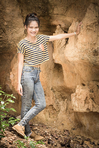 istock Thai Woman portrait standing near Cliff 186295656