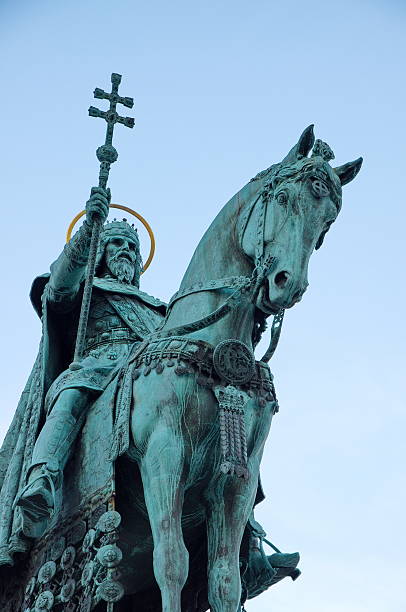 istock Statue of Saint Stephen in Budapest 186297254