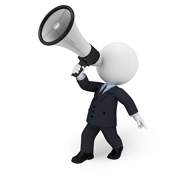 istock 3d white character as business man 186299098