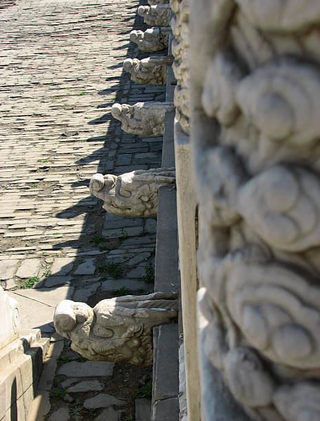istock Leading drainage system in forbidden city, Beijing 186299918
