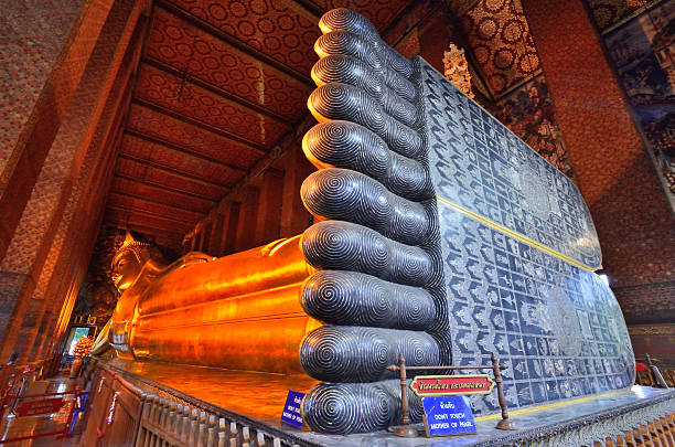 istock Reclining buddha within the Wat Pho in Bangkok Thailand 186302321