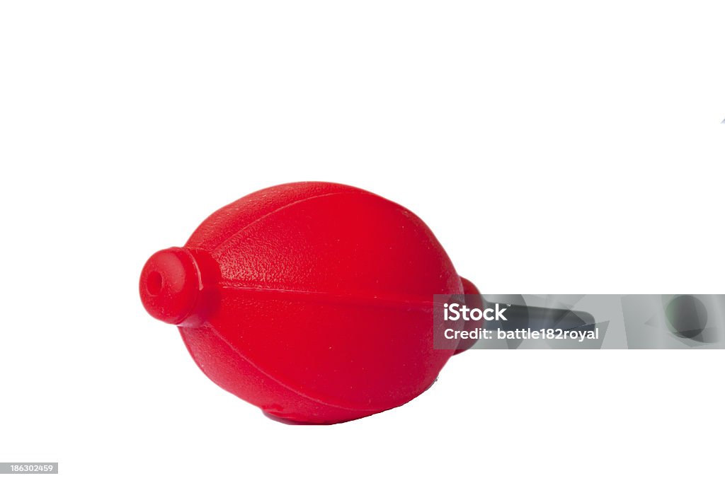 Syringe Ball for suction treament on white background Appliance Stock Photo