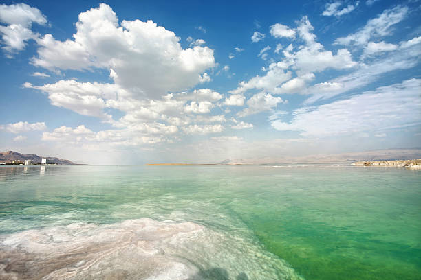 istock Dead Sea landscape on a  day 186303165
