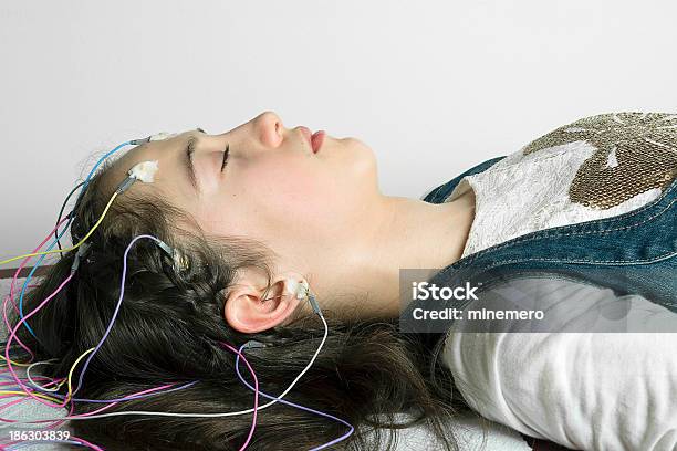 Electroencephalography Eeg Stock Photo - Download Image Now - Sleeping, EEG, Medical Test
