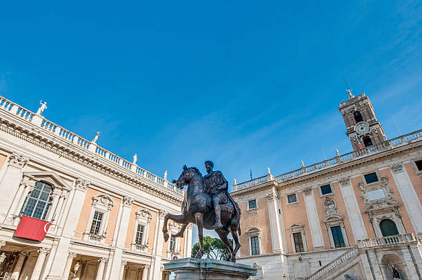 istock Piazza del Campidoglio in Rome, Italy. 186304493