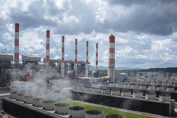 istock Production line in thermal power plant. 186307609