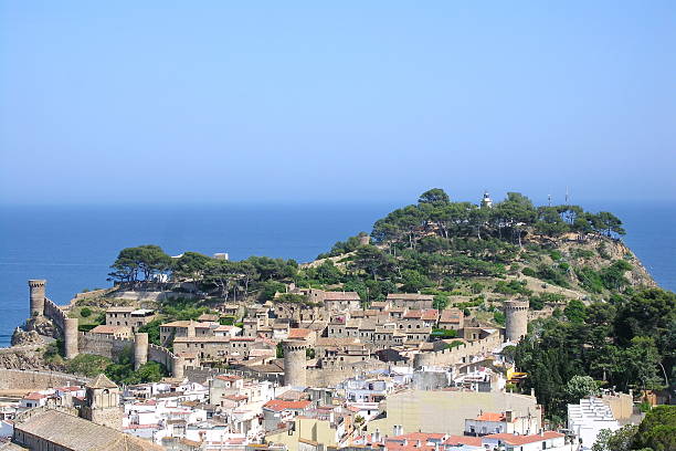 istock View on Vila Vella in Tossa de Mar, Spain. 186308082