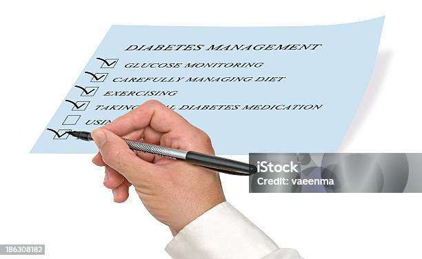 Lista Kontrolna Na Cukrzycę Zarządzanie - zdjęcia stockowe i więcej obrazów Choroba - Choroba, Cukrzyca, Część