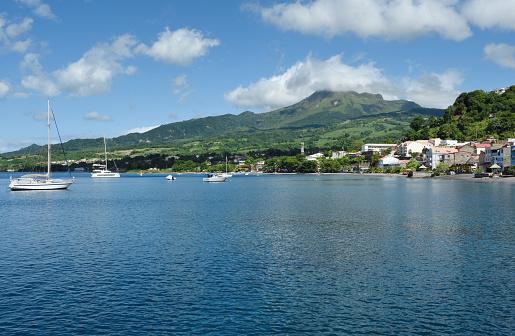Town and bay of Terre-de-Haut, capital of Les Saintes islands