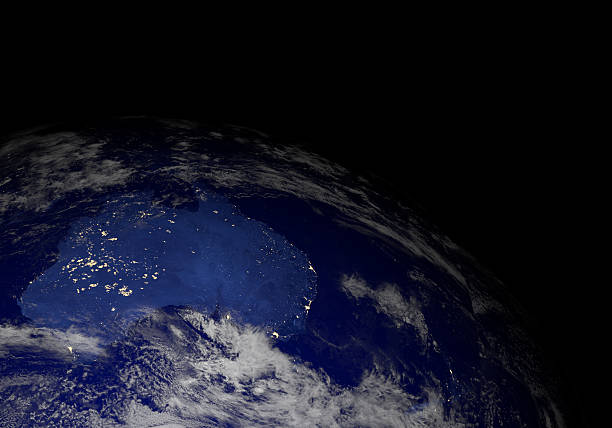 istock Earth from space at night. Australia. 186310614