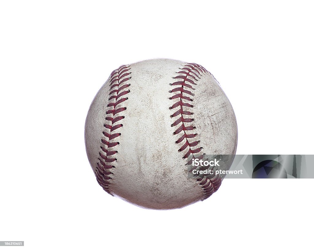 old usado de beisebol - Foto de stock de Antigo royalty-free