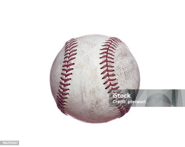 Foto de Old Usado De Beisebol e mais fotos de stock de Antigo - Antigo, Beisebol, Bola de Beisebol