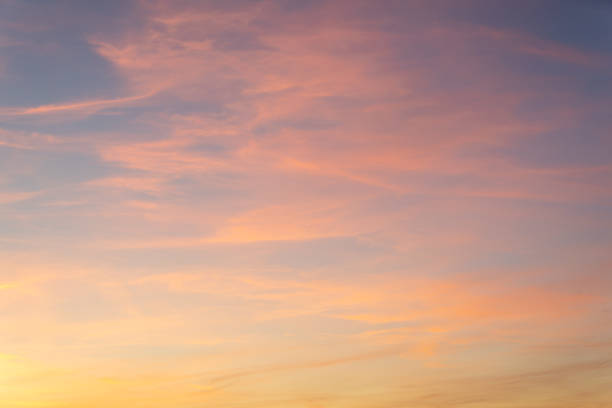 istock Vibrant and blue-pink colorful sunset sky background. 1863111150