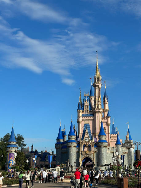 Cinderella's castle at Disney World, Florida, USA stock photo