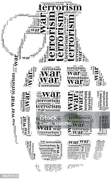 Tag Cloud O Relacionada Con La Guerra Contra El Terrorismo En Forma De Grenade Foto de stock y más banco de imágenes de Abstracto