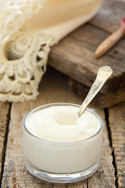 istock Dairy products: sour cream, milk, cottage cheese. 186312762