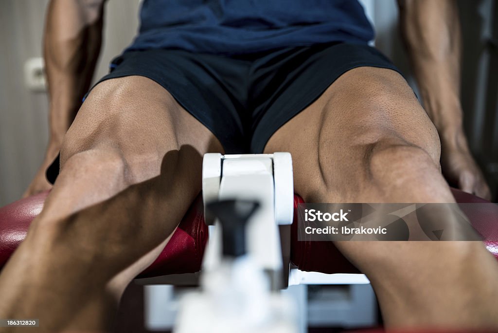 Quadriceps 연습 - 로열티 프리 개념 스톡 사진