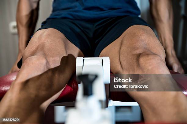 Foto de Quadríceps Exercícios e mais fotos de stock de Academia de ginástica - Academia de ginástica, Adulto, Aparelho de Musculação