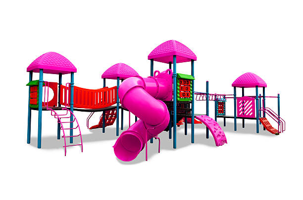 istock Children s playground isolated 186313130