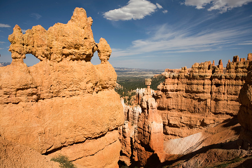Natural Bridge is One of Several Natural Arches in Bryce Canyon and Creates a Beautiful Scene at this viewpoint.