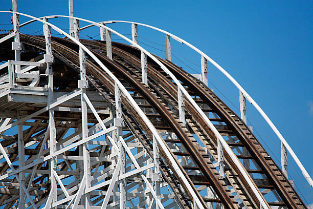 Roller Coaster Hill stock photo