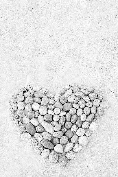 istock Heart made of round stones 186313933